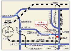 中真一税理士事務所の広域地図